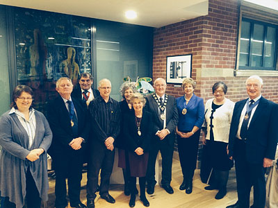 The Mayors of Eastleigh, Winchester, Fareham and Rushmoor