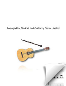 In My Life (Lennon and McCartney) - arranged for intermediate Bb clarinet and guitar duet by Derek Hasted
