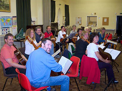 HAGO rehearsing at St John's Church Hall Purbrook