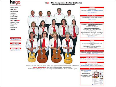 HAGO website 2008