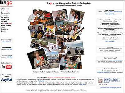 HAGO website 2009