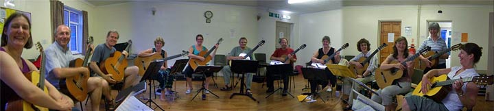 A typical hago rehearsal