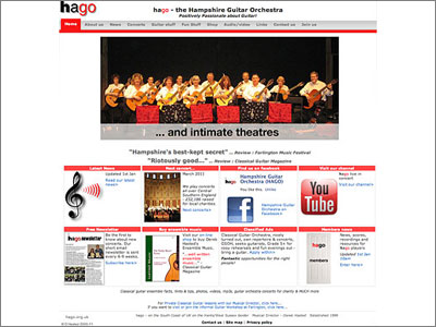 HAGO website 2011