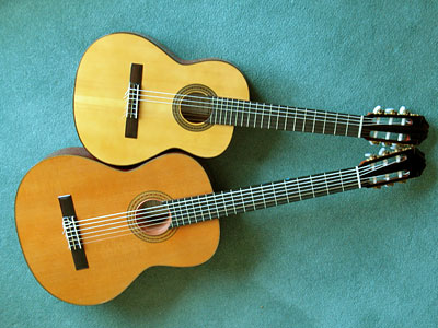 Bass and alto guitars