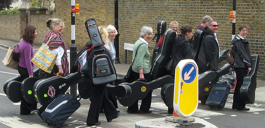 It's not Abbey Road and we're not the Beatles...