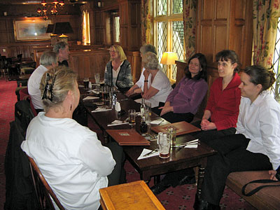 HAGO enjoys a pub lunch