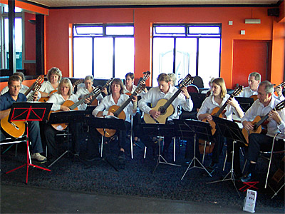 Hampshire Guitar Orchestra on Bognor Pier