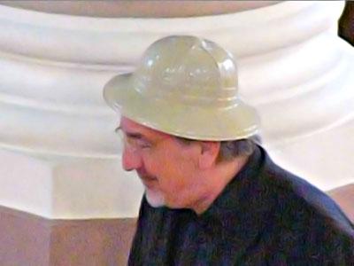 Peter Rueffer and Pith Helmet