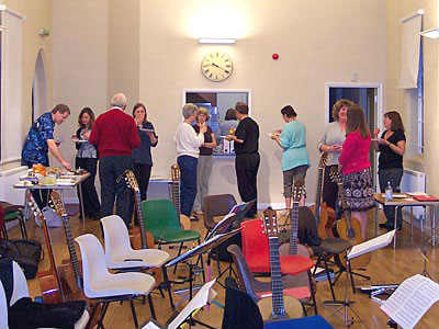 Hampshire Guitar Orchestra and yet more food!