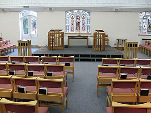 Interior of Salisbury Methodist Church