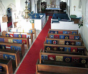 Interior of Southwick Church