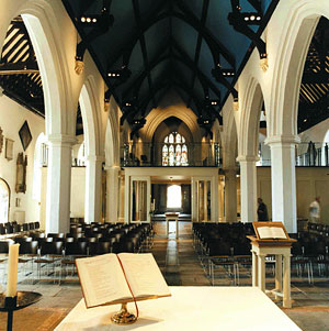 The interior of The Festival Hall, Petersfield