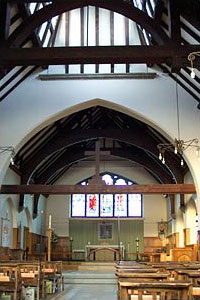 Interior of St Nicholas Church