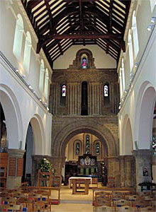 Interior of St Peter's Church