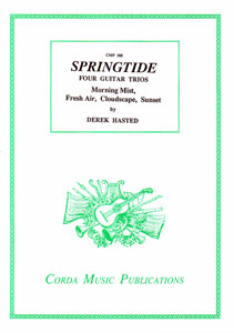 Springtide - a gentle suite for 3 guitars by Derek Hasted