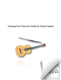 Devil's Galop (Dick Barton Theme Tune) - for advanced intermediate flute/guitar duet arr. Derek Hasted
