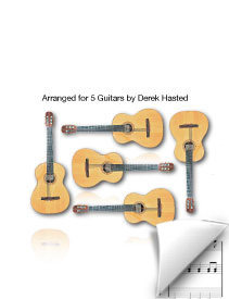Is This The Way To Amarillo - for 5 guitars arr. Derek Hasted