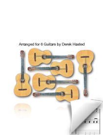 Pachelbel's Carol - for 6 guitars arr. Derek Hasted