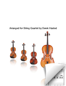 Corelli's Christmas Concerto all 6 movements - for intermediate string quartet arr. Derek Hasted